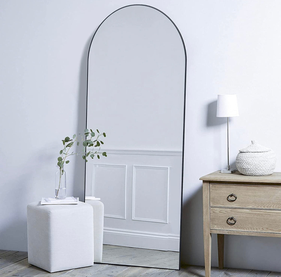 65"×22"Smooth Arched Top Mirror