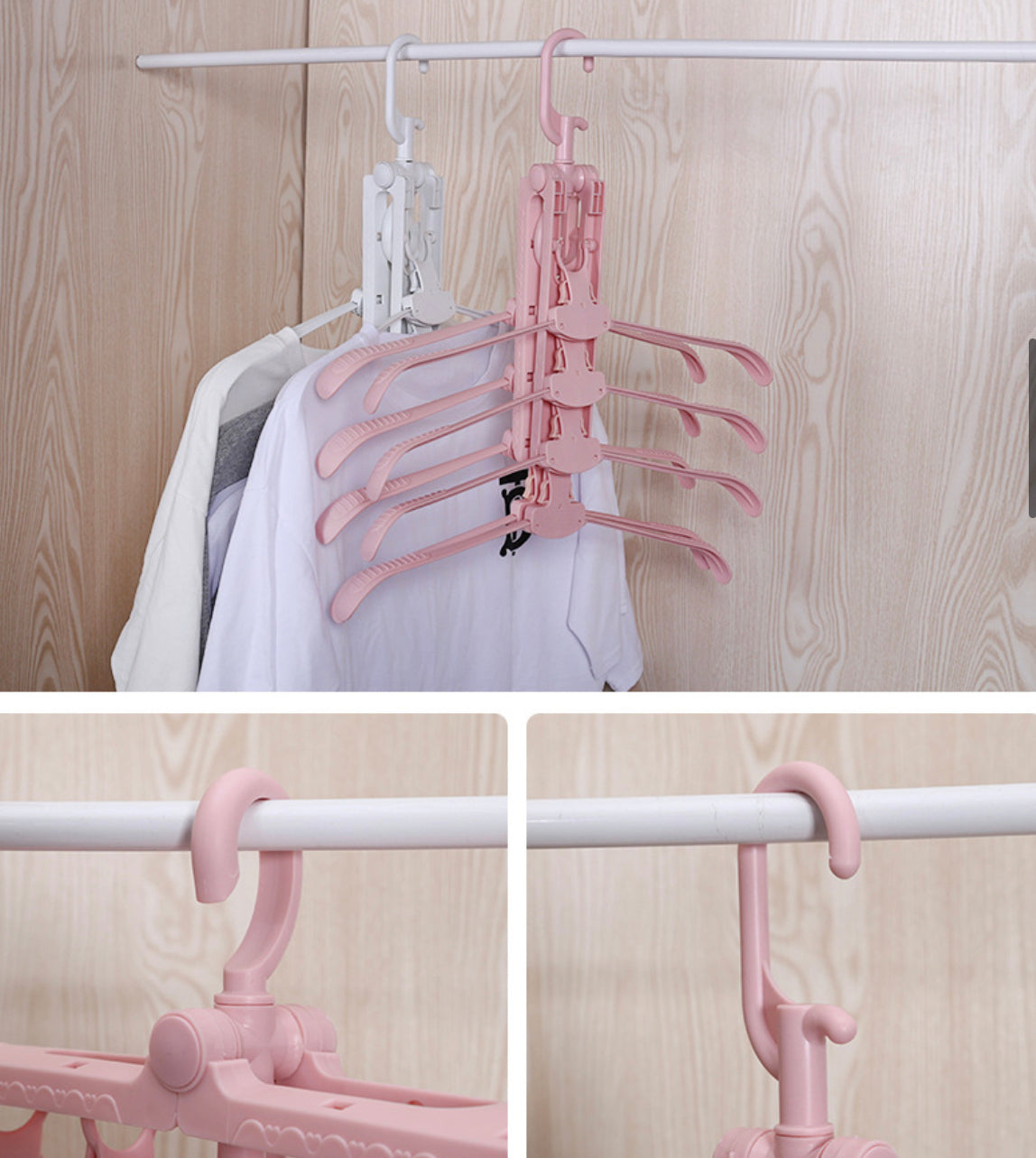 multi 8in 1 Multi-Layer Hanger Made of Plastic & AluPants Hangers
