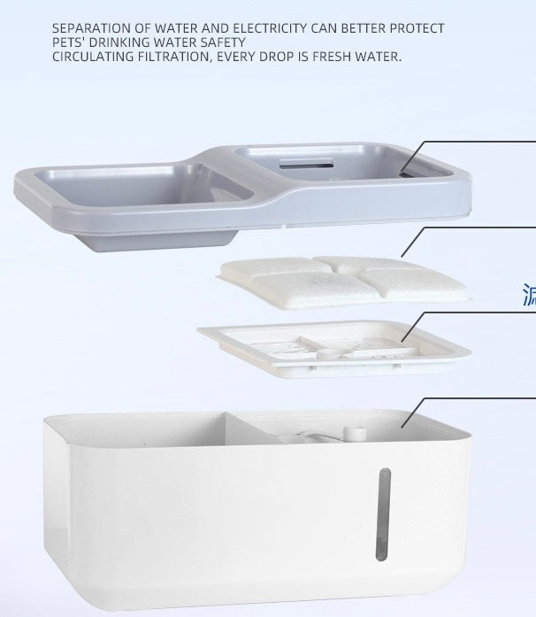 multi pet food and water bowl