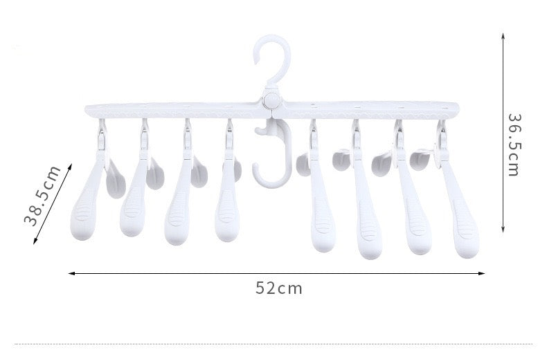 multi 8in 1 Multi-Layer Hanger Made of Plastic & AluPants Hangers