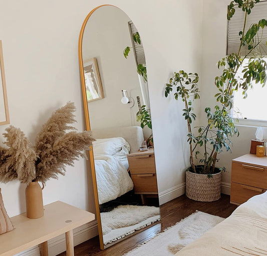 65"×22"Smooth Arched Top Mirror