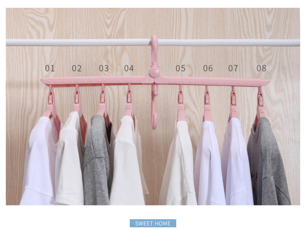 multi 8in 1 Multi-Layer Hanger Made of Plastic & AluPants Hangers